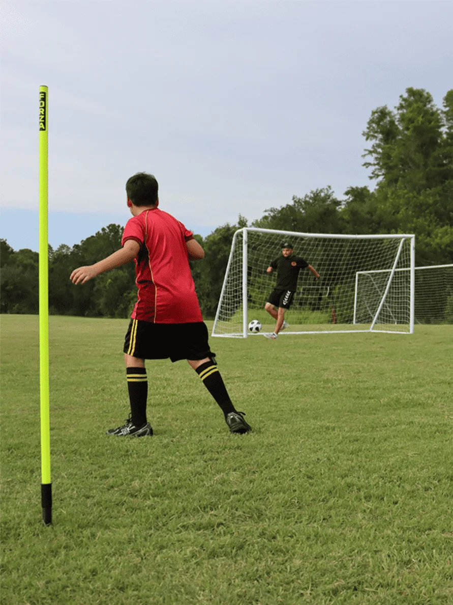Kid Training with the uniform of grit soccer club